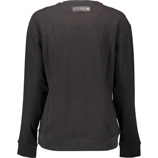 Plein Sport Black Cotton Women Sweater Plein Sport