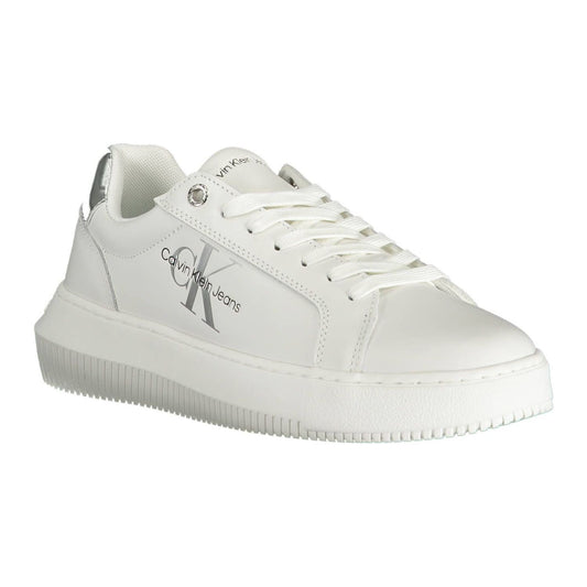 Calvin Klein White Leather Women Sneaker Calvin Klein