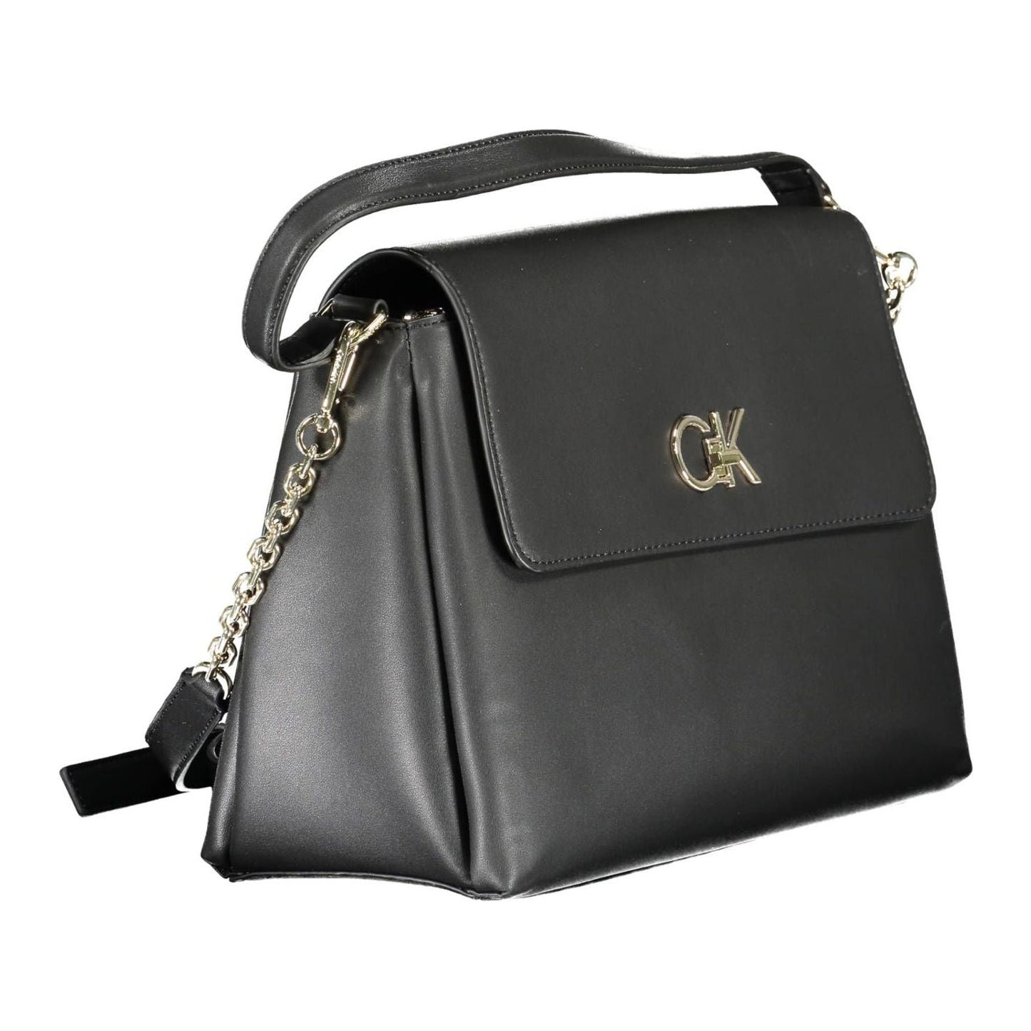 Calvin Klein Black Polyester Women Handbag Calvin Klein