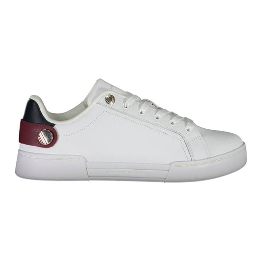 Tommy Hilfiger White Polyethylene Women Sneaker Tommy Hilfiger