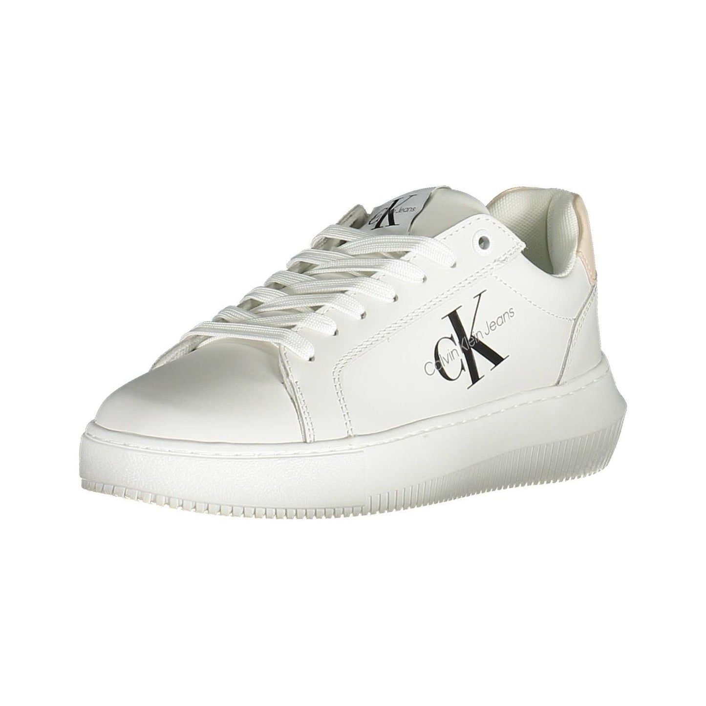 Calvin Klein White Leather Women Sneaker Calvin Klein