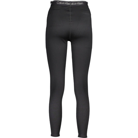 Calvin Klein Black Polyester Women Legging Calvin Klein