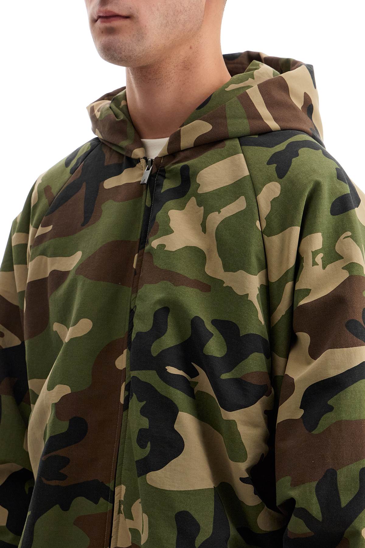 Fear Of God ESSENTIALS jacket with camouflage print Vests Fear Of God ESSENTIALS