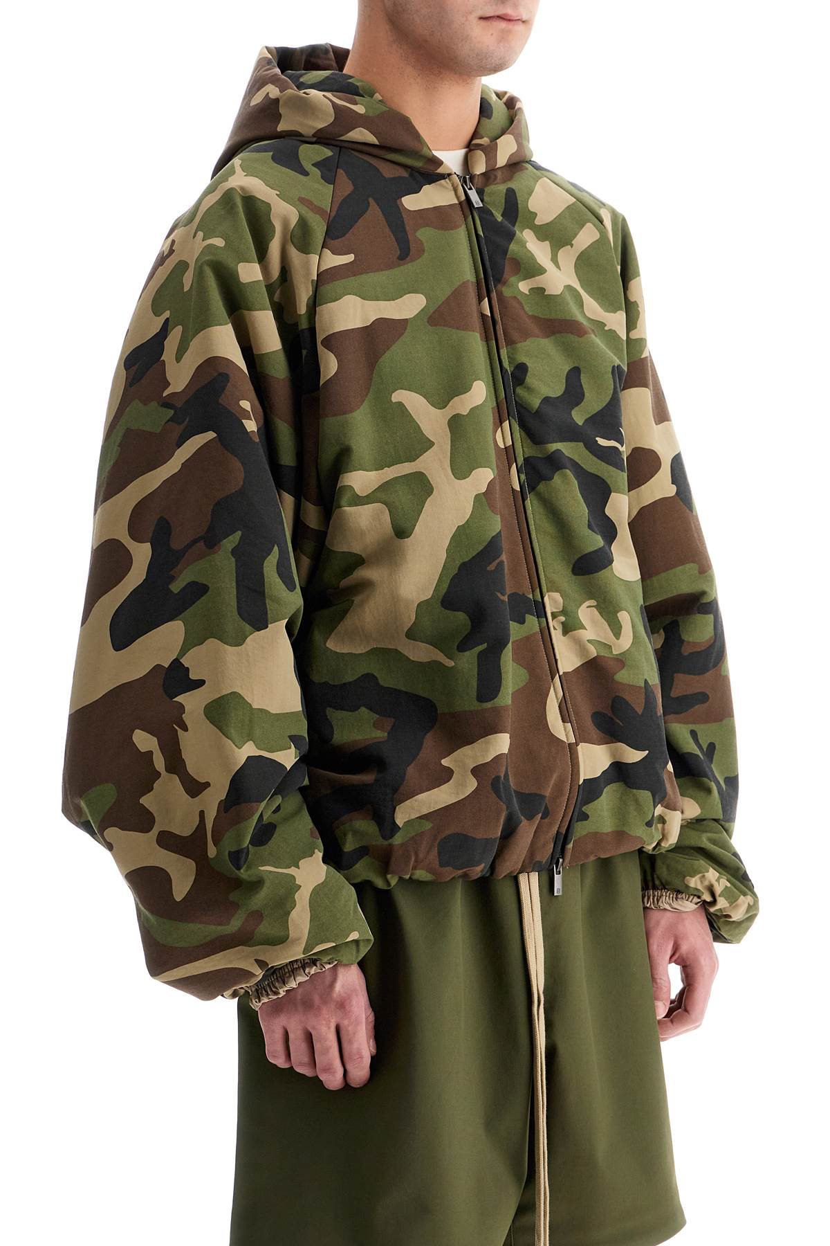 Fear Of God ESSENTIALS jacket with camouflage print Vests Fear Of God ESSENTIALS