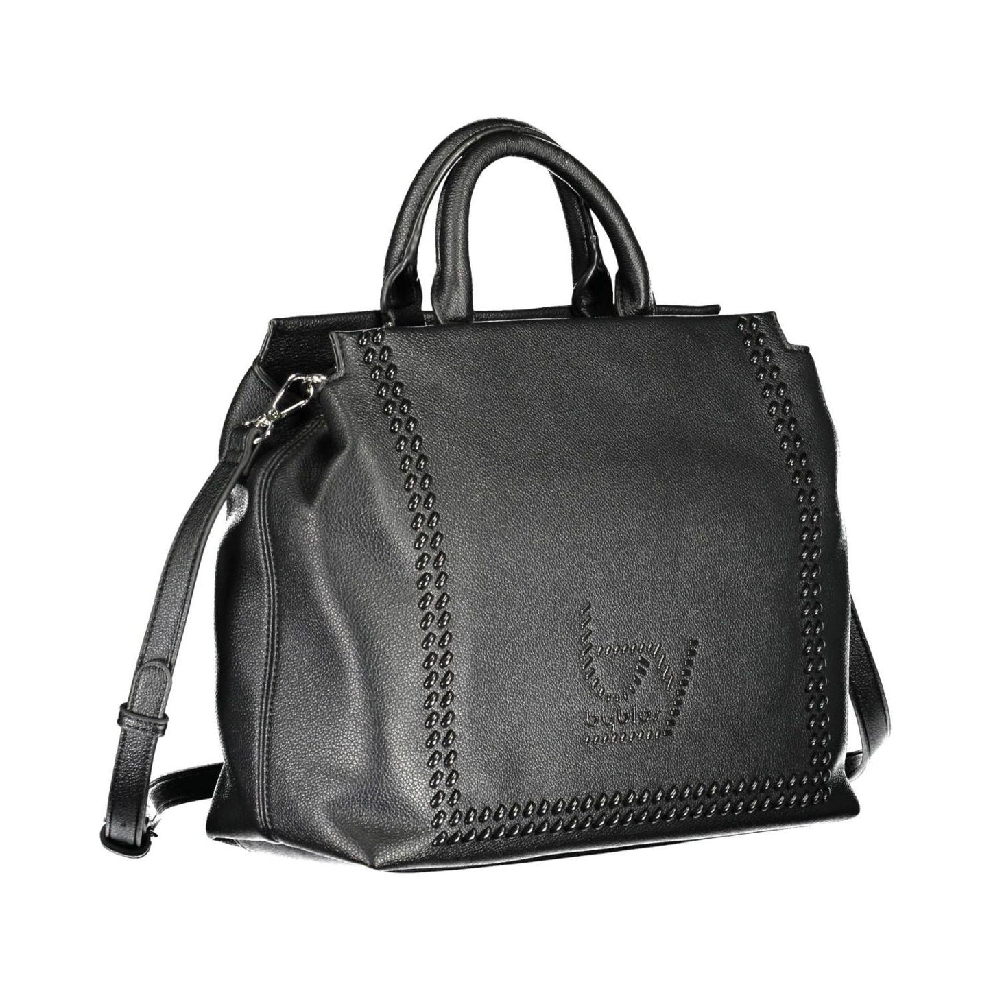 BYBLOS "Black Polyethylene Women Handbag" BYBLOS