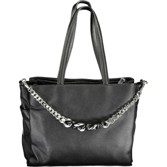 BYBLOS Black Polyethylene Women Handbag BYBLOS