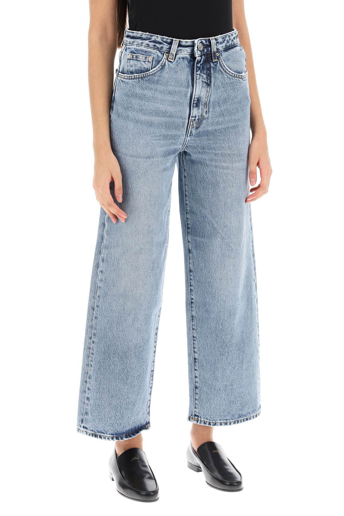 Toteme cropped flare jeans