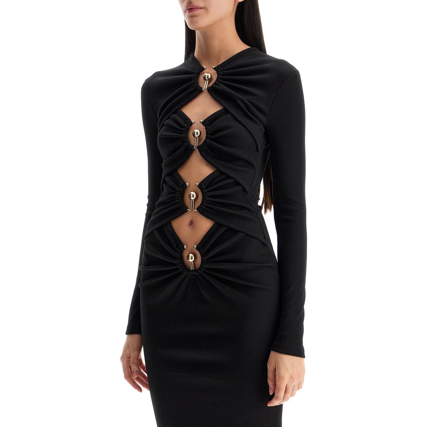 Christopher Esber 'cut out dress with metallic rings' Dresses Christopher Esber