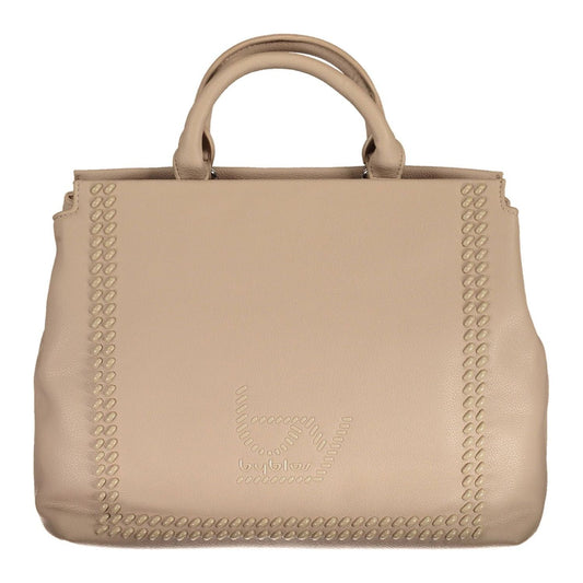 BYBLOS Beige Elegance Dual Compartment Handbag BYBLOS