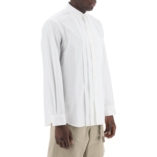 Sacai layered poplin effect shirt with Shirts Sacai