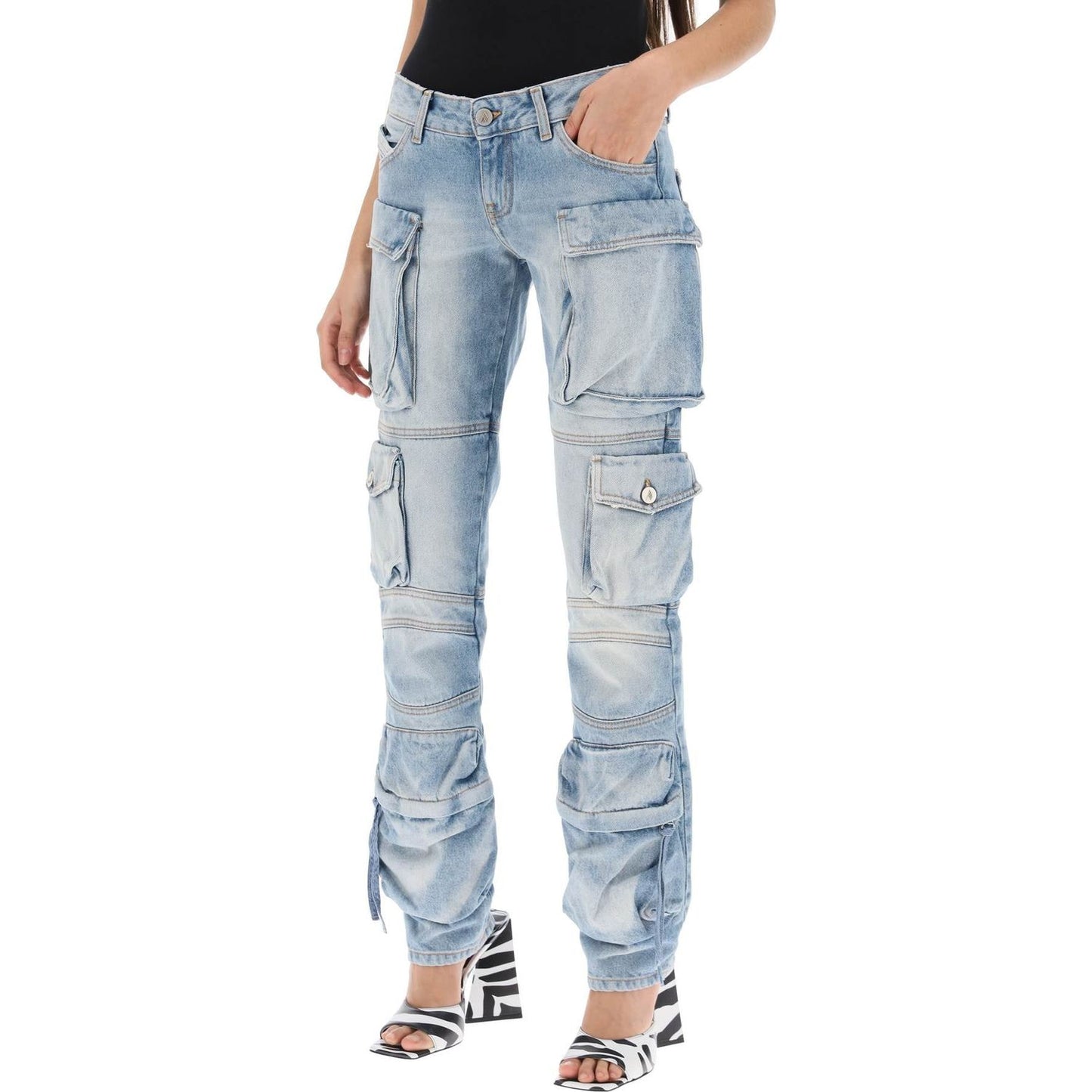 The Attico essie flared cargo pants Jeans The Attico