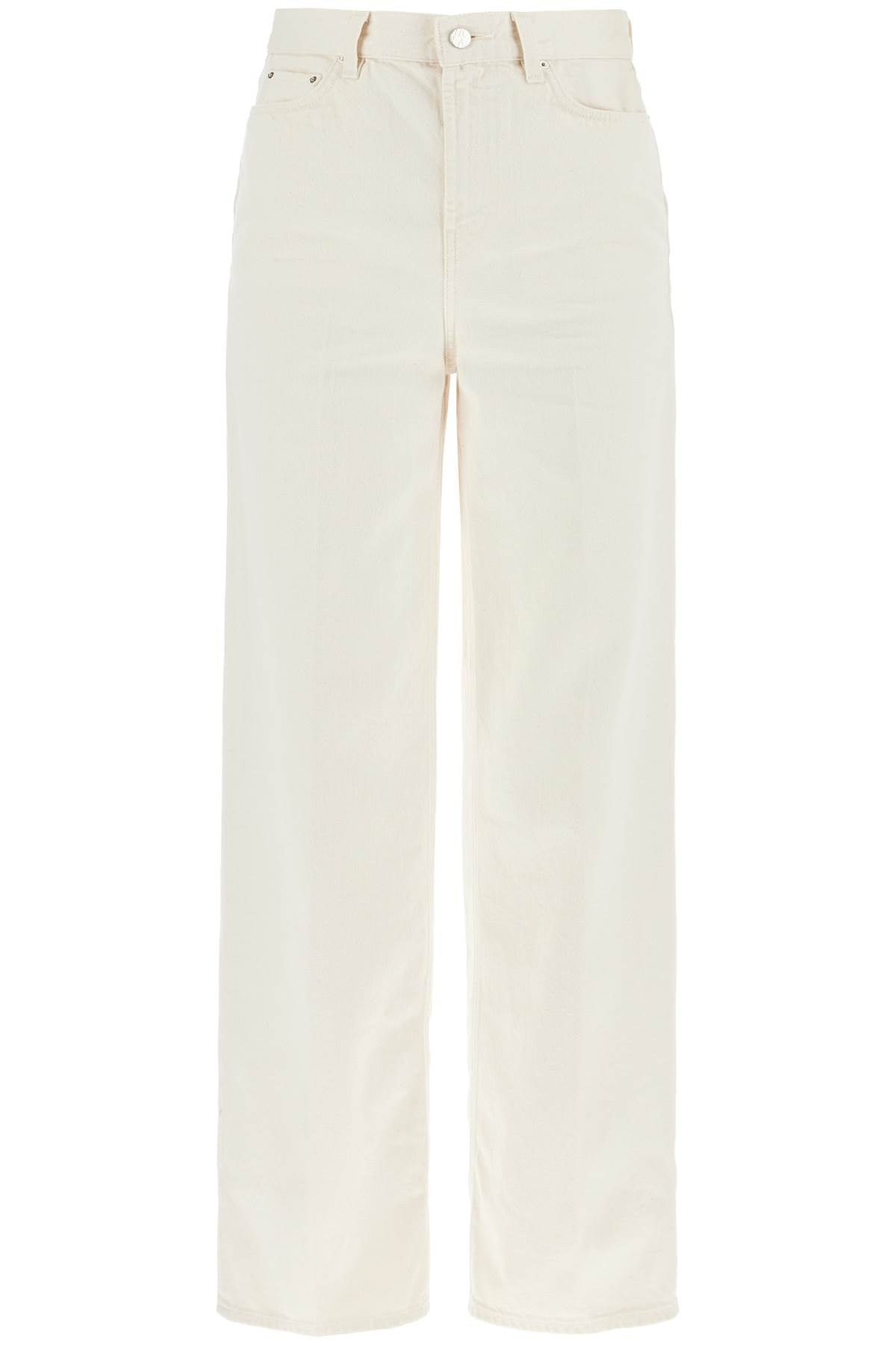 Toteme wide leg jeans in organic cotton