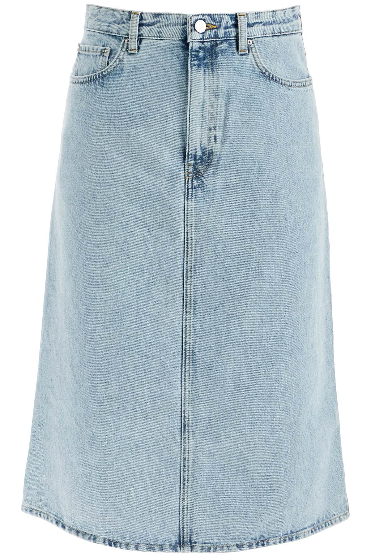 Toteme denim midi skirt in seven Skirts Toteme