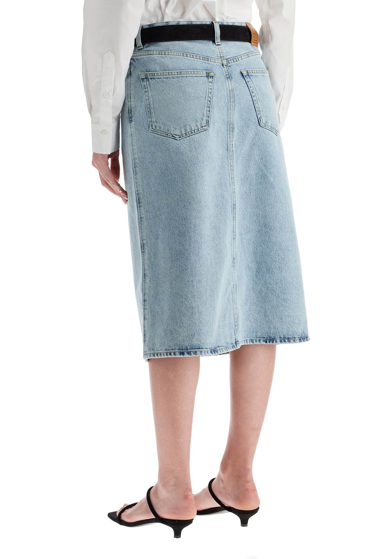 Toteme denim midi skirt in seven Skirts Toteme