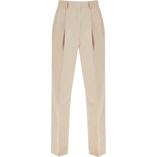 Toteme tailored linen blend trousers for men Trousers Toteme