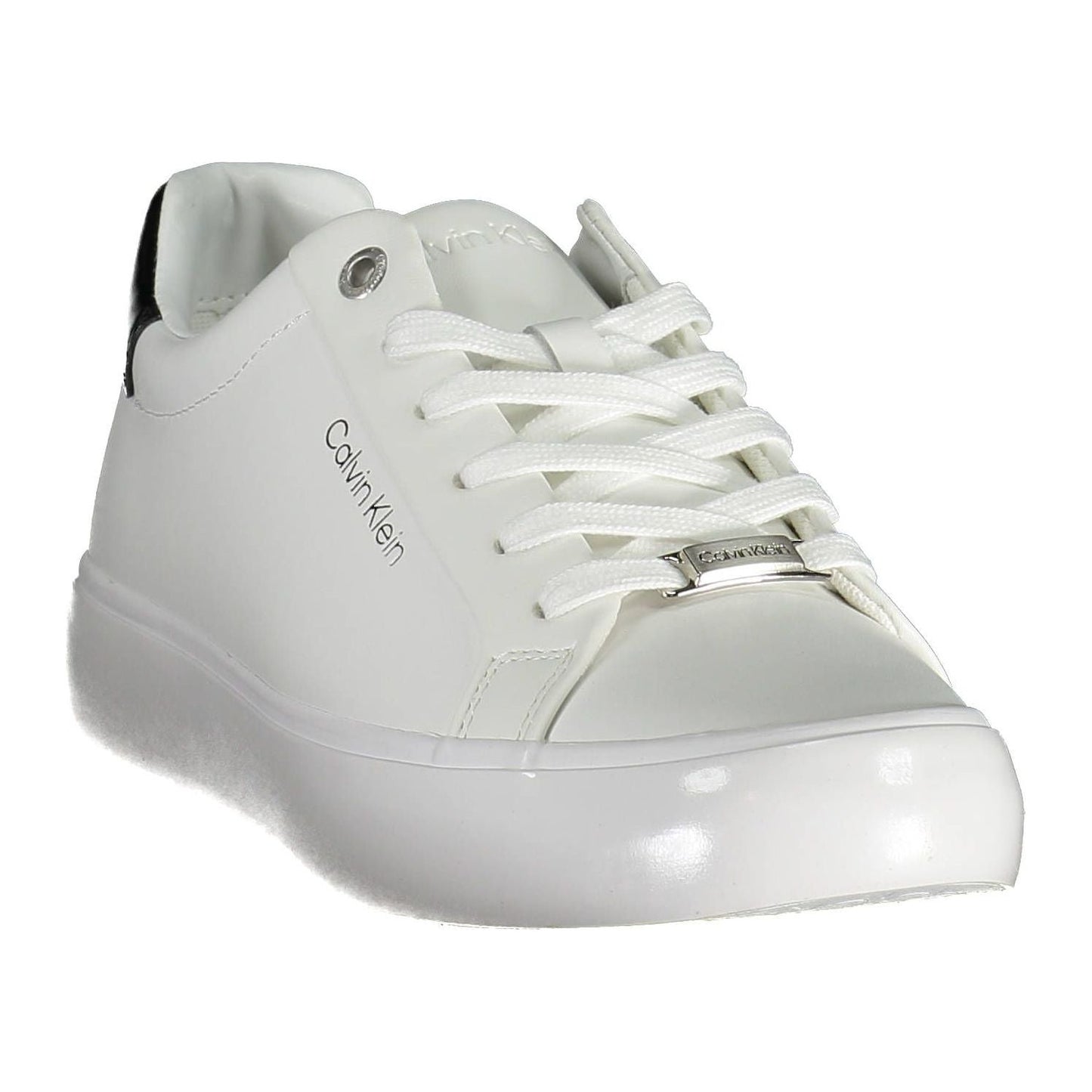 Calvin Klein White Leather Women Sneaker Calvin Klein