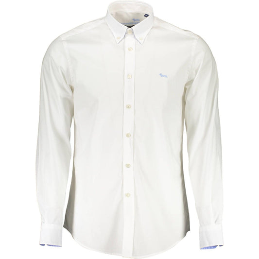 Harmont & Blaine Elegant Cotton Blend White Shirt for Men Harmont & Blaine