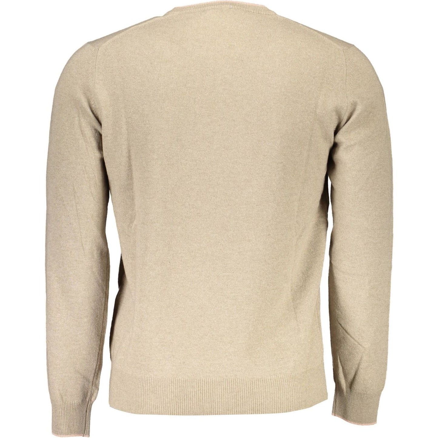 Harmont & Blaine Beige Wool Men Sweater Harmont & Blaine