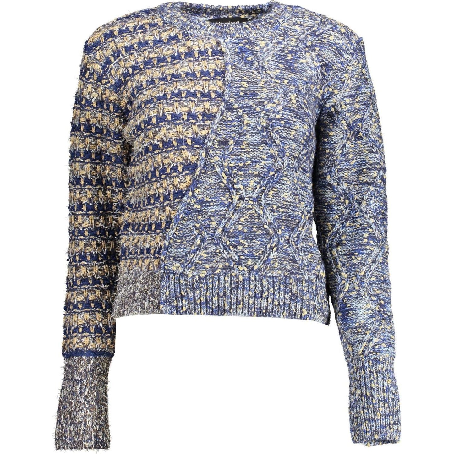 Desigual Blue Polyamide Women Sweater Desigual