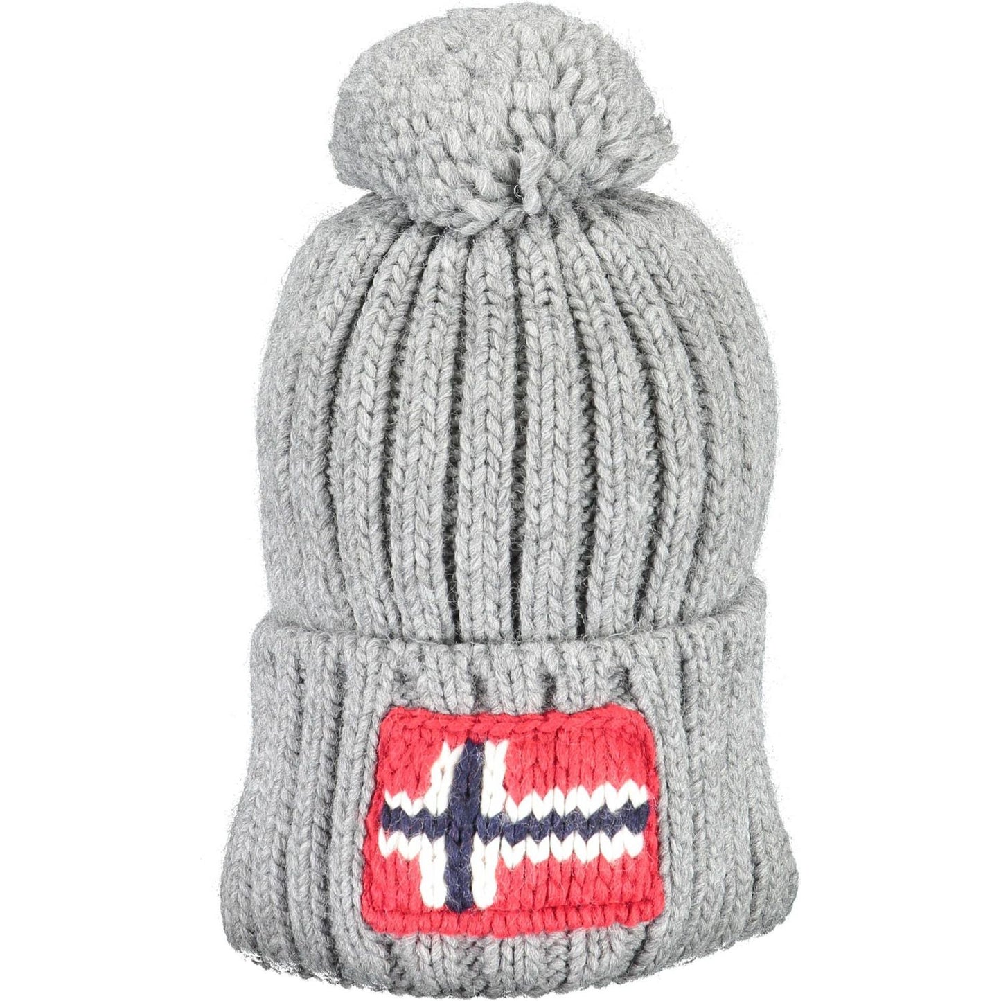 Napapijri Gray Acrylic Men Hat Napapijri