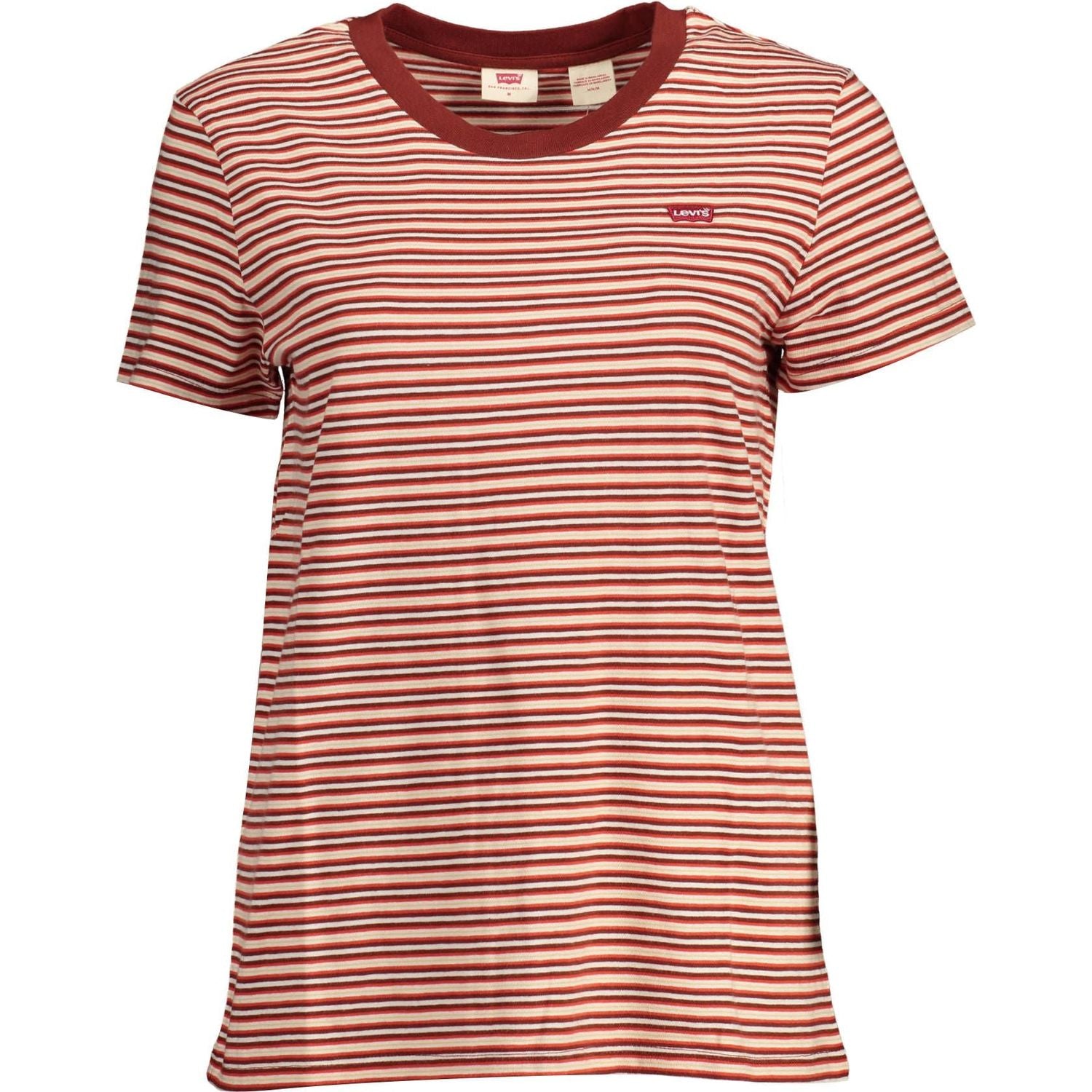 Levi's Red Cotton Women T-Shirt