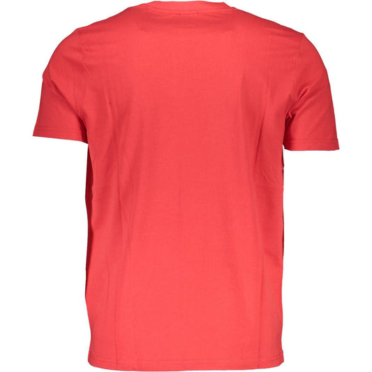 North Sails Red Cotton Men T-Shirt North Sails