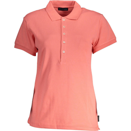 North Sails Pink Cotton Women Polo Shirt North Sails