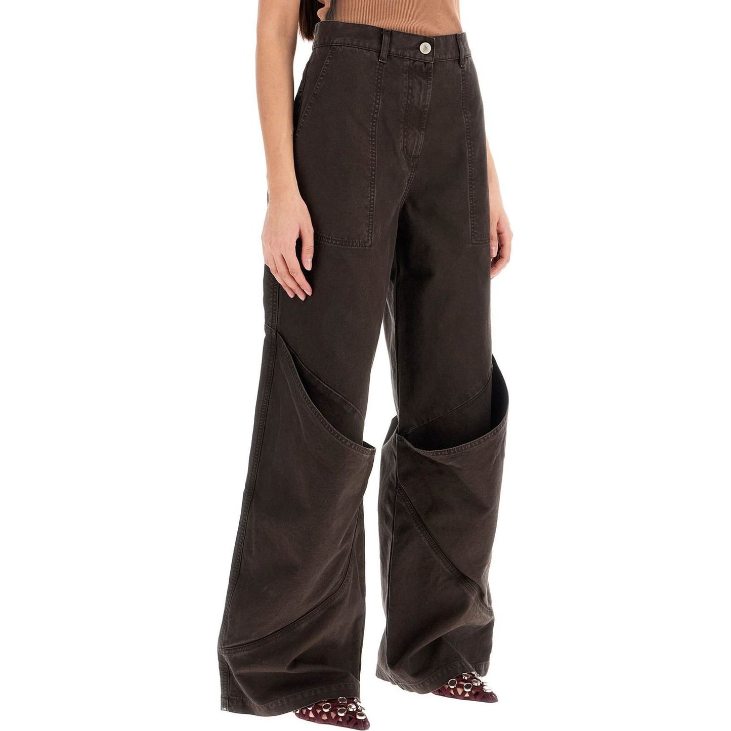 The Attico baggy multi-pocket pants Trousers The Attico