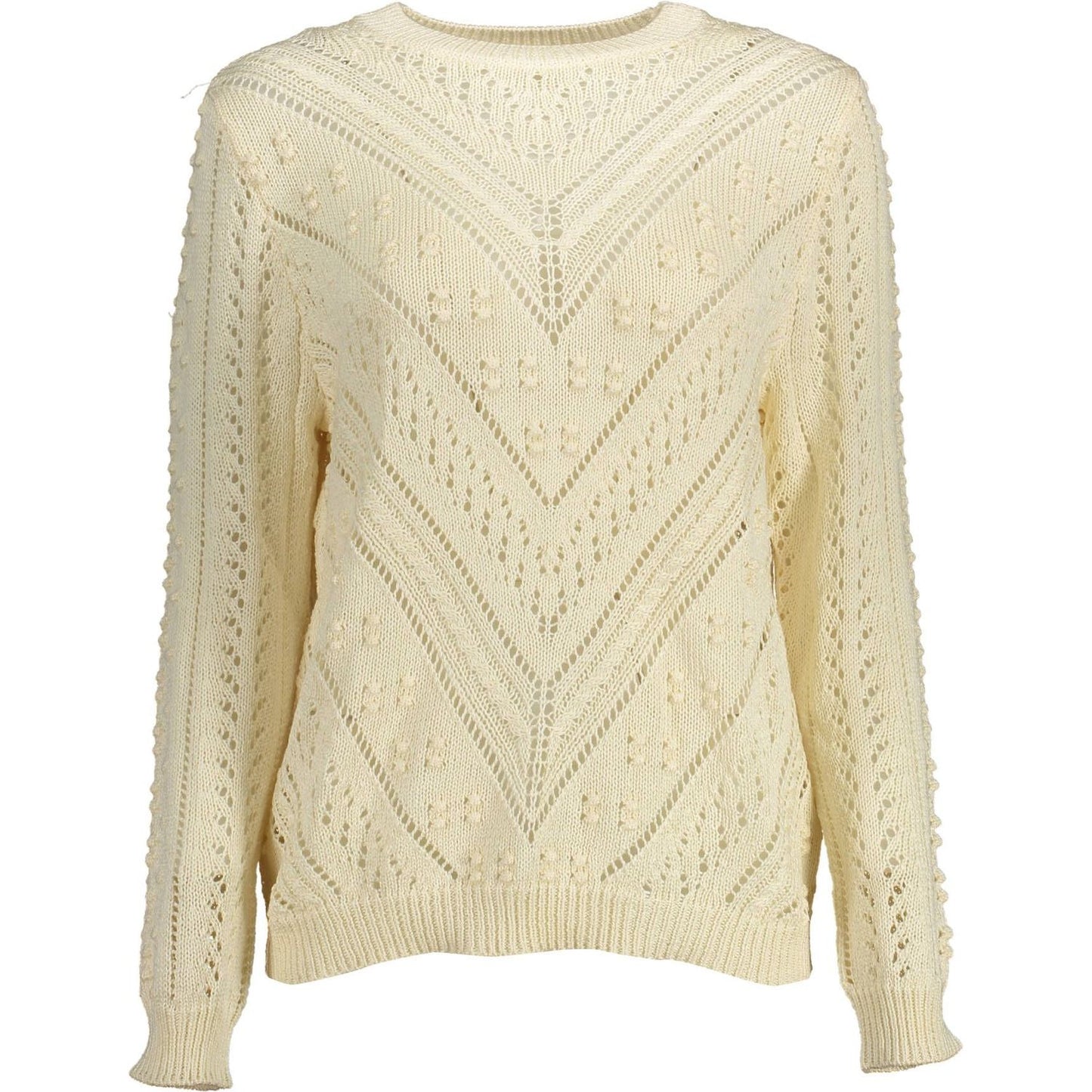 Kocca White Acrylic Women Sweater Kocca