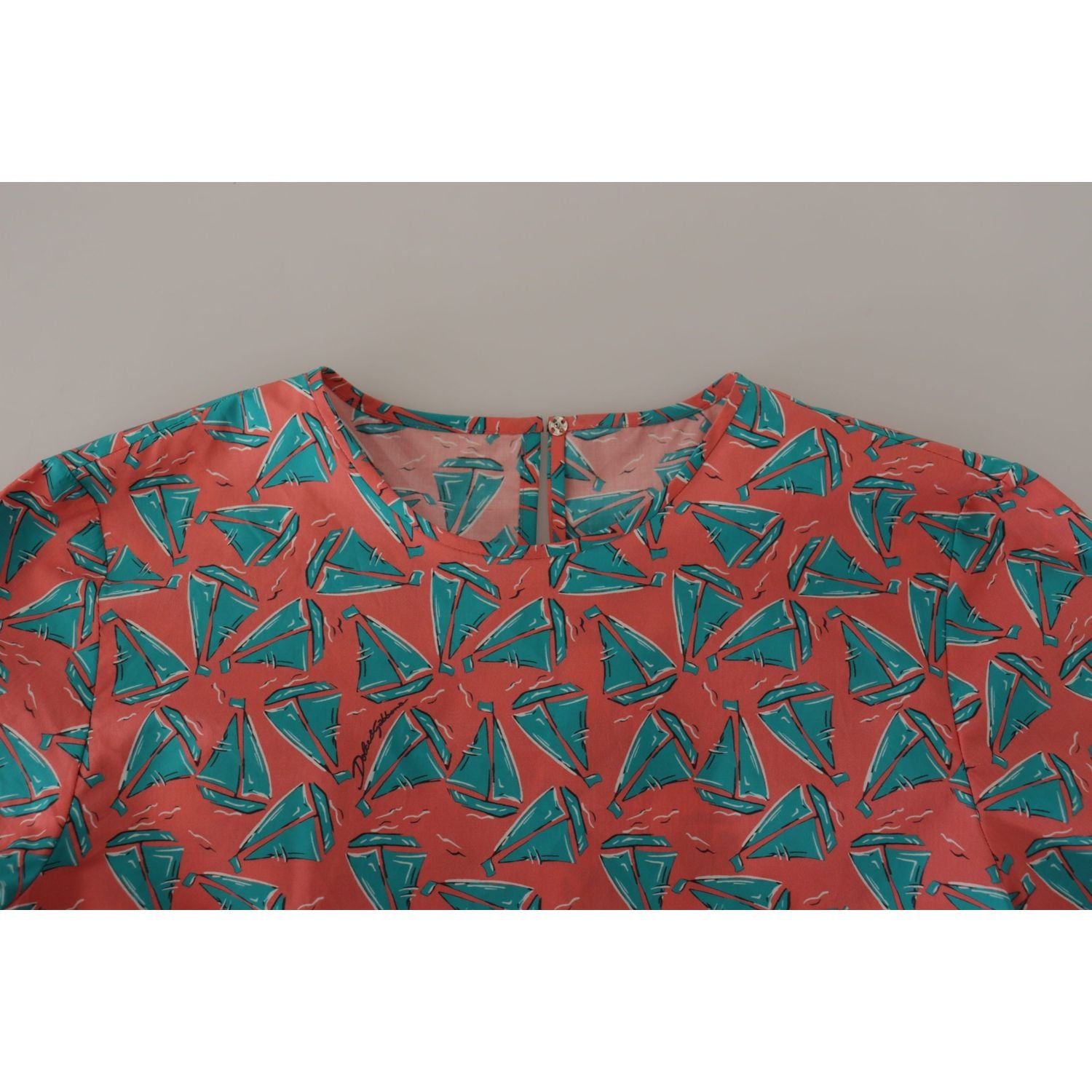 Dolce & Gabbana Pink Sail Boat Print Cotton T-shirt