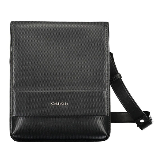 Calvin Klein Black Polyester Men Shoulder Bag Calvin Klein