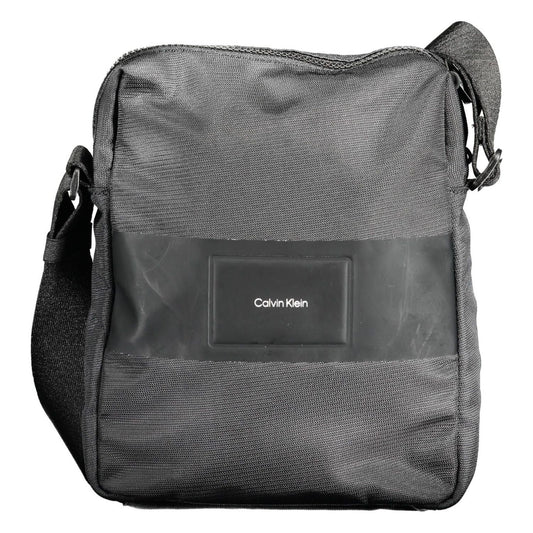 Calvin Klein Black Polyester Men Shoulder Bag Calvin Klein