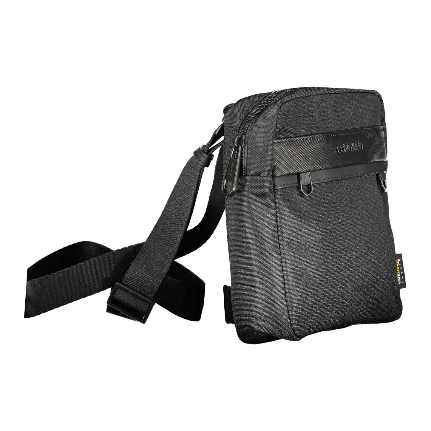 Calvin Klein Black Polyester Men Shoulder Bag Calvin Klein