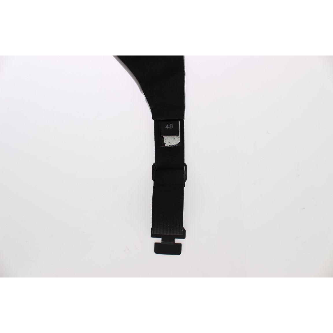 优雅丝绸灰色腰带