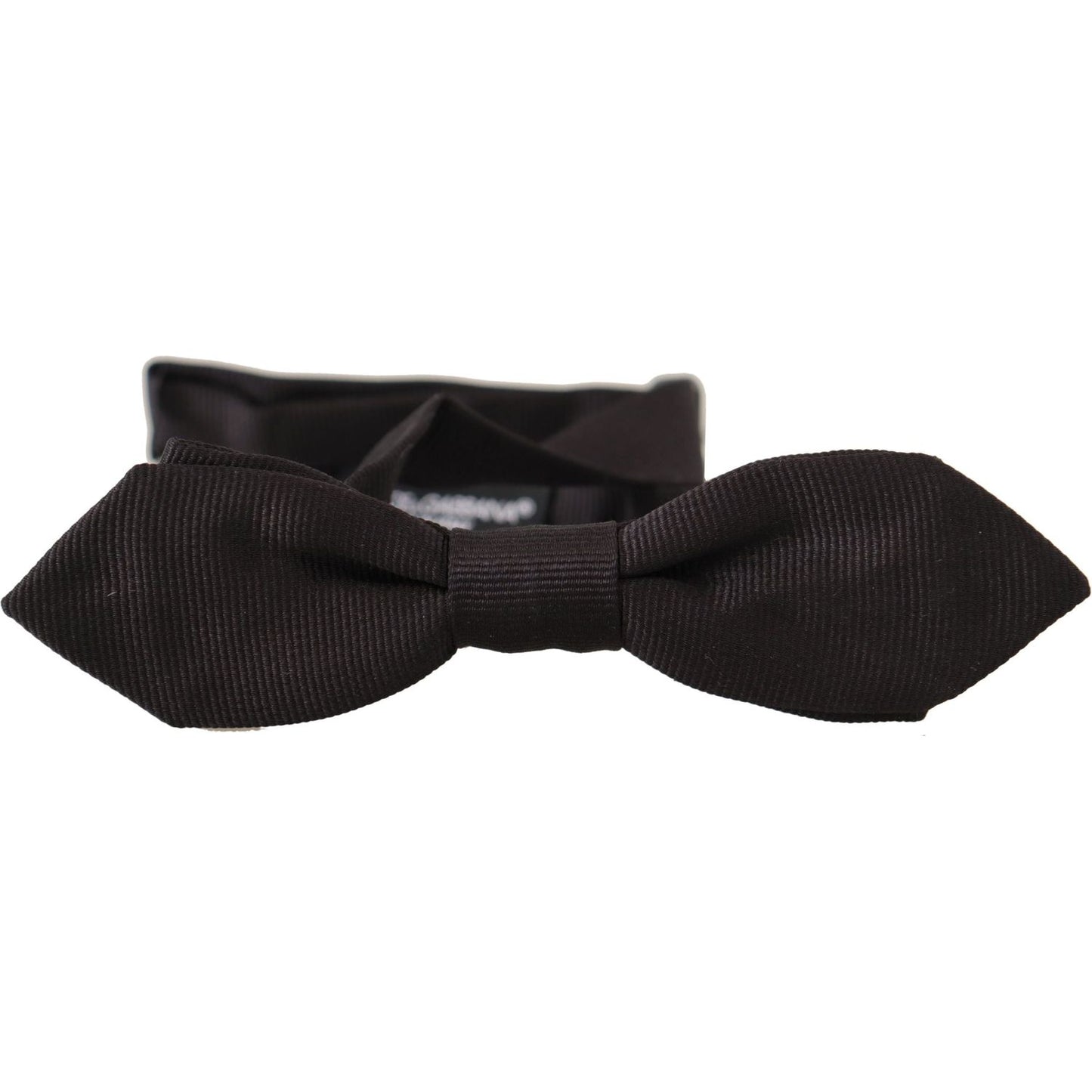 Dolce & Gabbana Elegant Black Silk Bow Tie Dolce & Gabbana