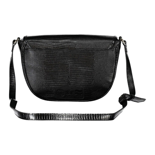 La Martina Black Polyethylene Women Handbag La Martina