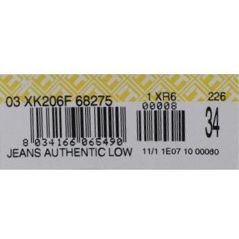 Acht Beige Cotton Patchwork Jeans