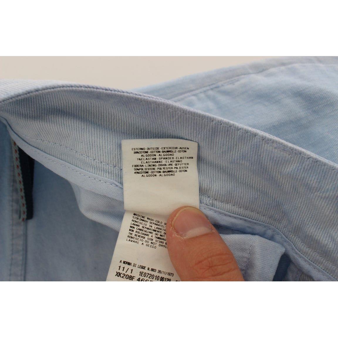 优雅低腰常规版型男士牛仔裤