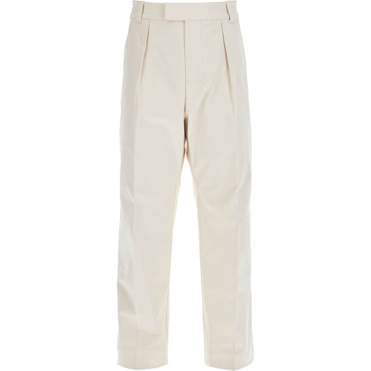 Moncler cotton drill pants in eight words