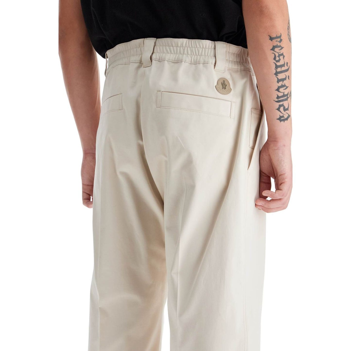 Moncler cotton drill pants in eight words Trousers Moncler