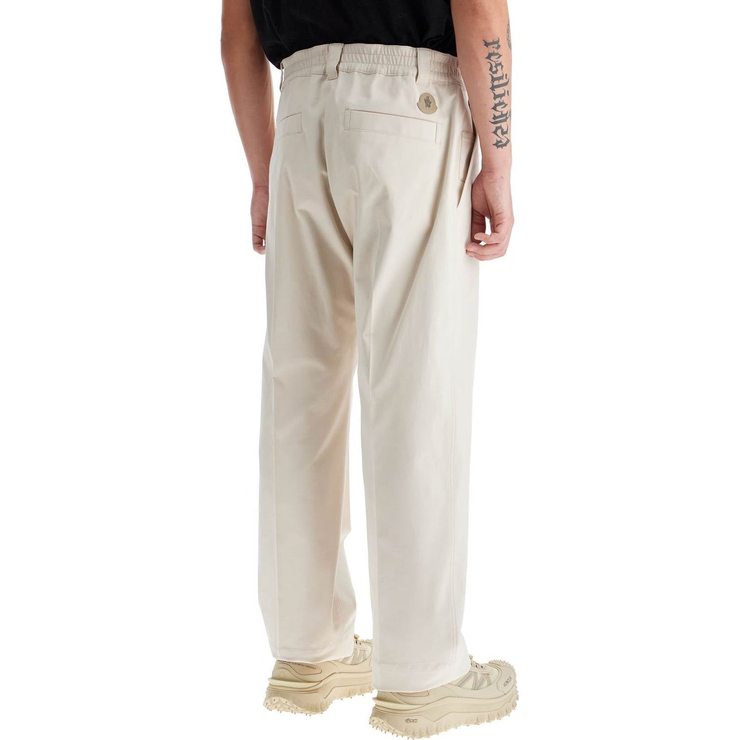 Moncler cotton drill pants in eight words Trousers Moncler