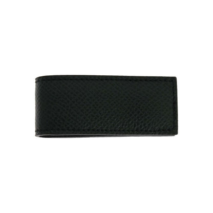 Dolce & Gabbana Green Leather Magnet Money Clip