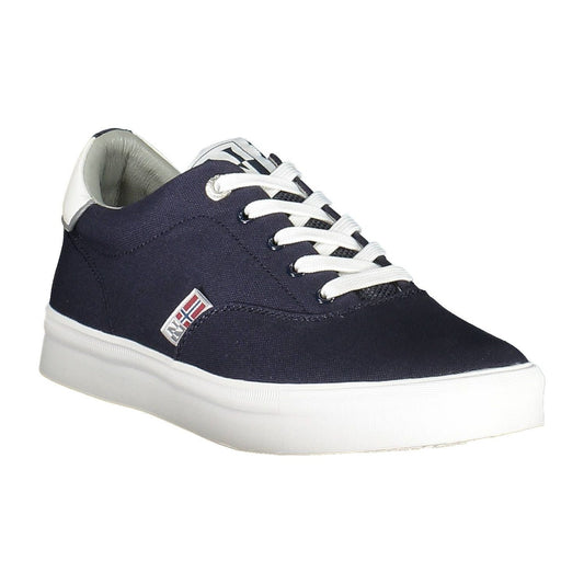 Napapijri Blue Polyester Men Sneaker Napapijri