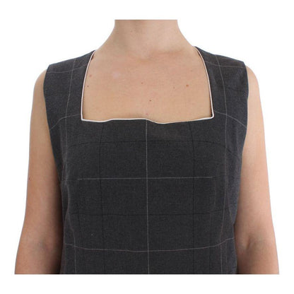 BENCIVENGA Gray Stretch Sheath Dress Suit Set