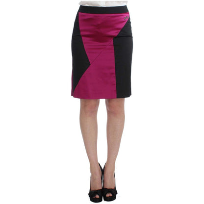 Exte Black Pink Two Piece Suit Skirt & Blazer