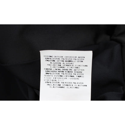 Exte Black Stretch Single Breasted Blazer Jacket Exte