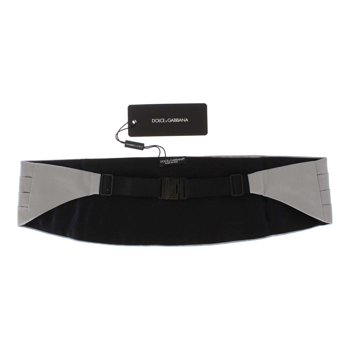 优雅银色丝绸腰带