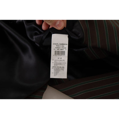 Dolce & Gabbana Multicolor Stripes Double Breasted Blazer