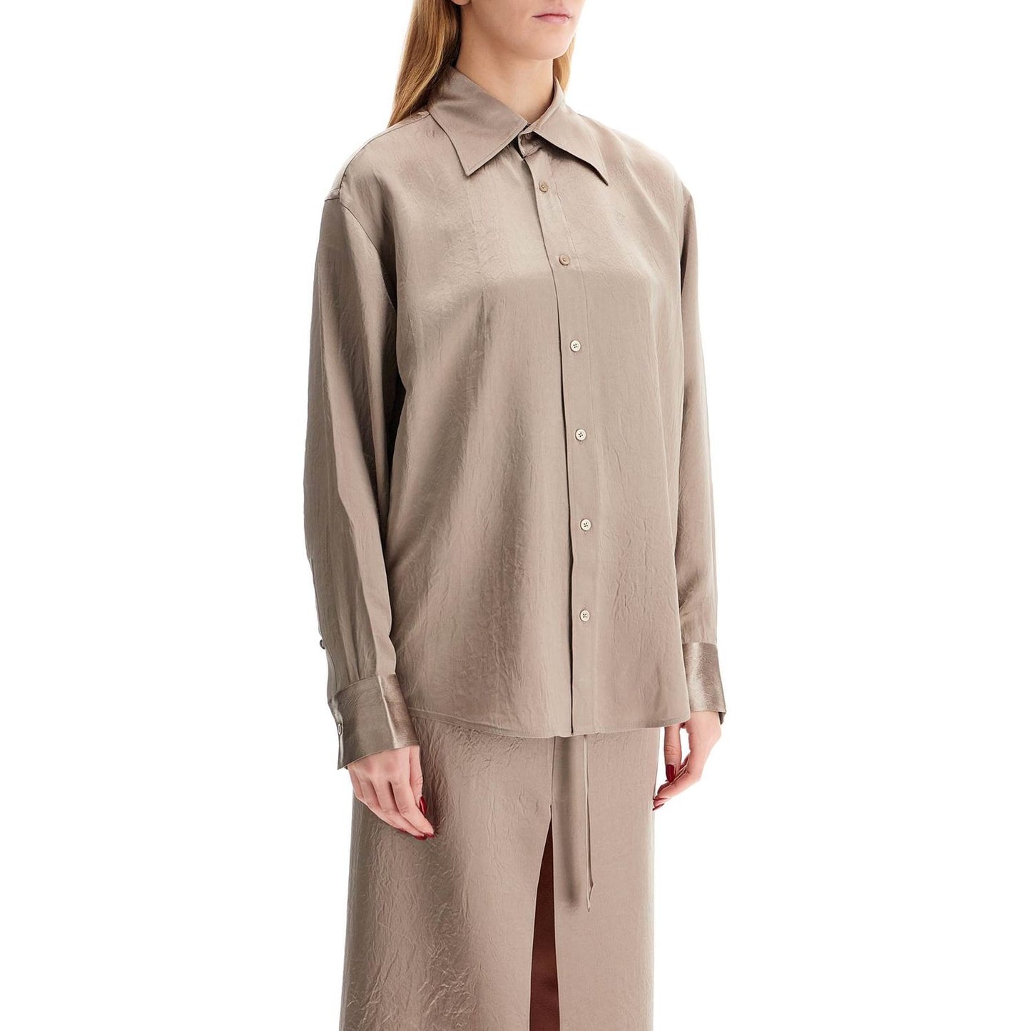 FILIPPA K satin ruffled shirt Topwear FILIPPA K