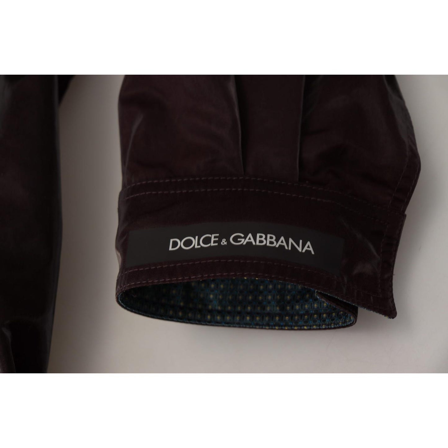 Dolce & Gabbana Elegant Bordeaux Collared Jacket Dolce & Gabbana